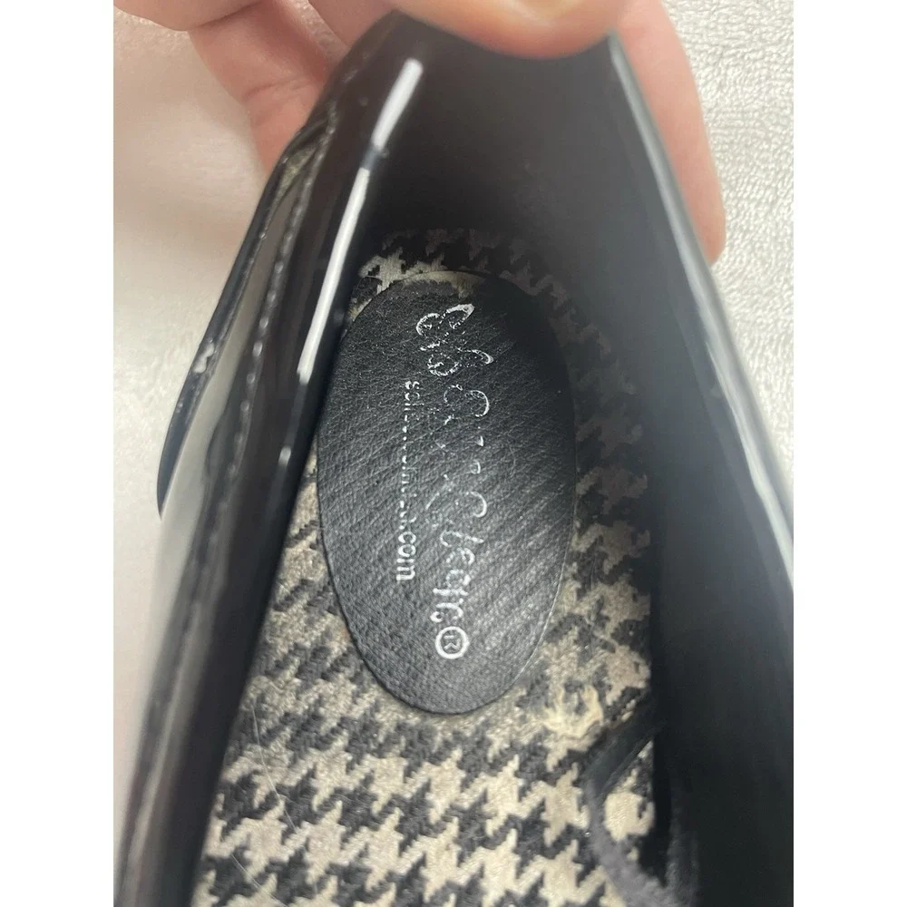 Platform Black‎ Lug Loafer Accent Silver Chain Size 3 Girls Dress Holiday Shoes